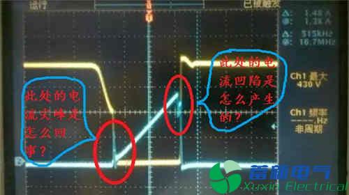 典型直流開關(guān)電源MOS電流波形的精確剖析