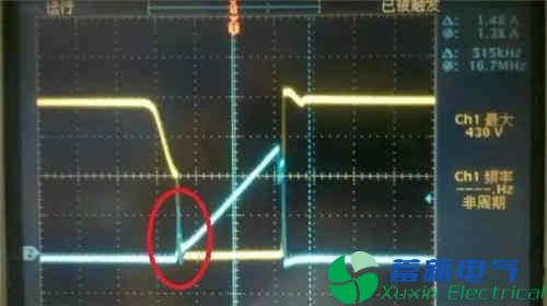 典型直流開關(guān)電源MOS電流波形的精確剖析